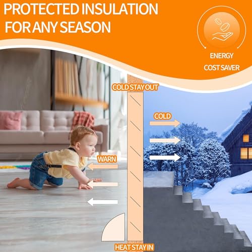 Heavy Duty Under Door Draft Stopper - 30 Inch Noise & Air Blocker (Dark Blue)