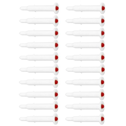Ktsxxops 20pcs Chicken Thermometer Turkey Timer, Meat Turkey Thermometer Popup Out, 1.8 Inches Good Cook Timers for Cooking Chicken Beef