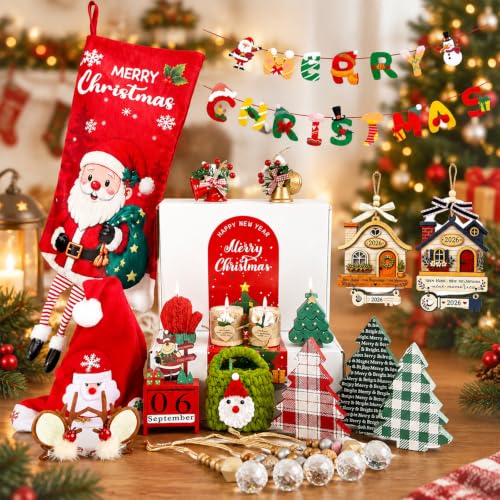 Luxury Christmas Gift Basket for Women - Festive Holiday Decor & Accessories