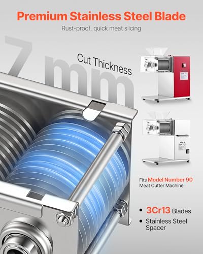7mm Stainless Steel Meat Cutter Blade for Commercial Food Slicers