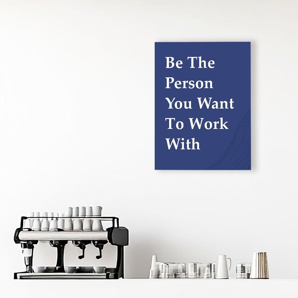 OTINGQD Motivational Wall Art - Inspirational Teamwork Canvas Decor for Office & Home Cubicle
