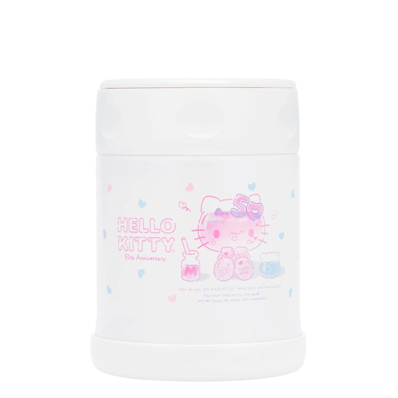 Zojirushi SW-EAE35KT Stainless Steel Food Jar, 12-Ounce, Hello Kitty Collection 50th Anniversary LTD