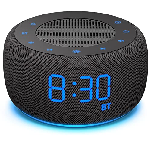 Digital Alarm Clock with Bluetooth Speaker, FM Radio and Night Light