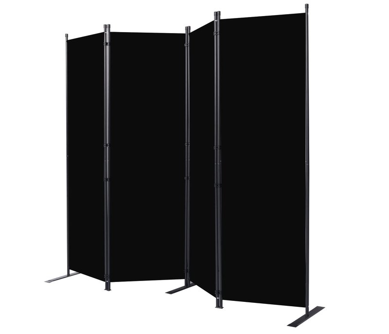 Room Divider 6FT Portable Room Dividers and Folding Privacy Screens, 88'' W Fabric Divider for Room Separation, 4 Panel Partition Room Dividers Screen