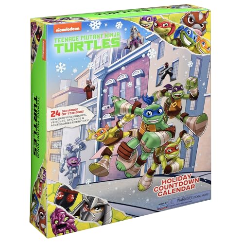 Teenage Mutant Ninja Turtles Holiday Countdown Calendar with Action Figures