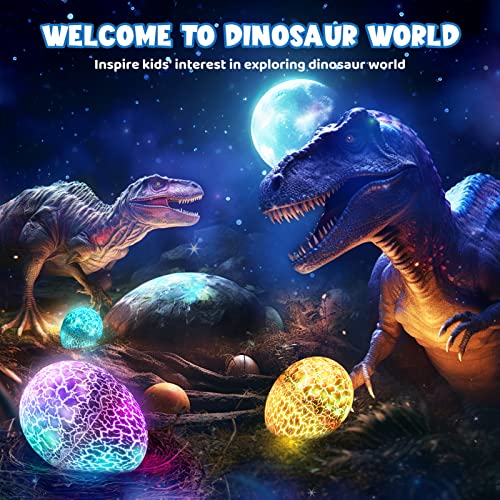 Dinosaur Egg Star Night Light Projector for Kids Bedroom