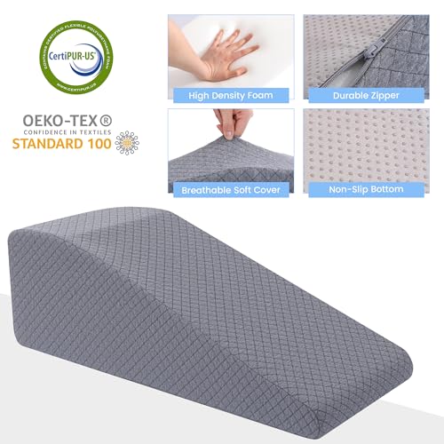 Leg Elevation Pillow for Post-Surgery Recovery - Wedge Support