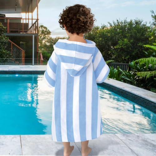 Toddler Hooded Poncho Towel – 100% Cotton Bath & Beach Towel (2-4 Yrs)