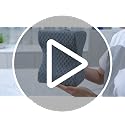 Knee Pillow for Side Sleepers - Memory Foam Leg Support for Pain Relief