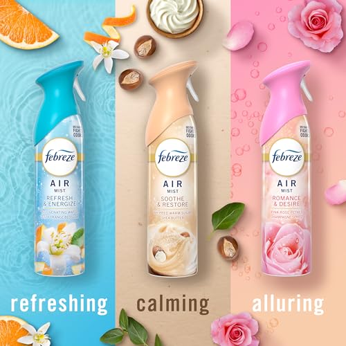 Febreze Air Freshener Odor Fighting Room Spray Variety Pack 8.1oz 3-Pack