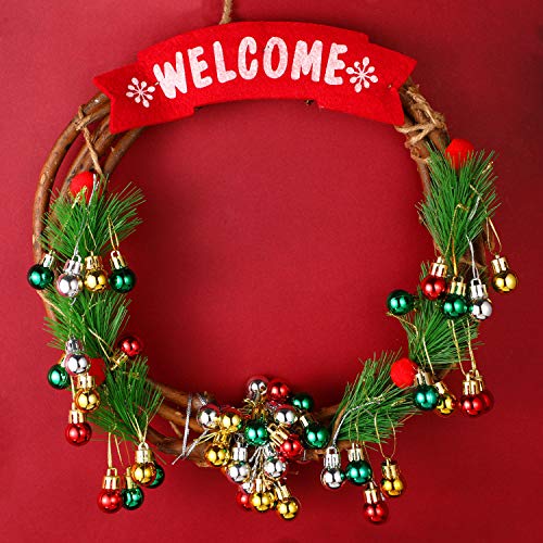 96-Piece Mini Christmas Ball Ornaments - 0.79" Shiny Xmas Tree Decor