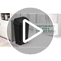 4-Shelf Plastic Storage Cabinet with Adjustable Shelves - Gray Organizer
