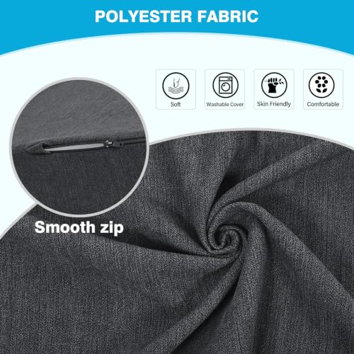 Dual Layer Lumbar Support Pillow for Recliner - Gel Memory Foam