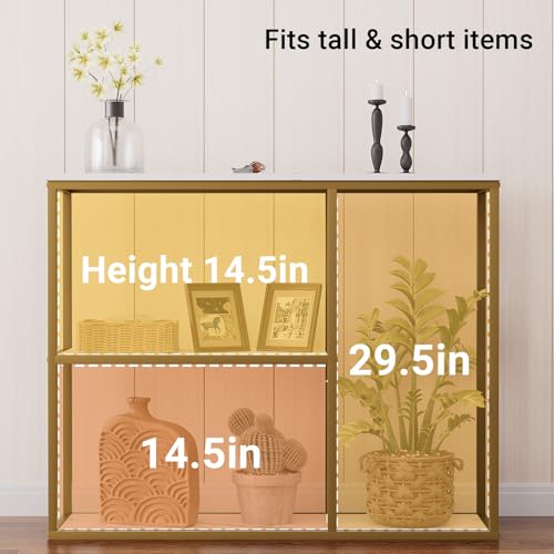 31.5-inch Narrow Console Table with 3-Tier Storage Shelves