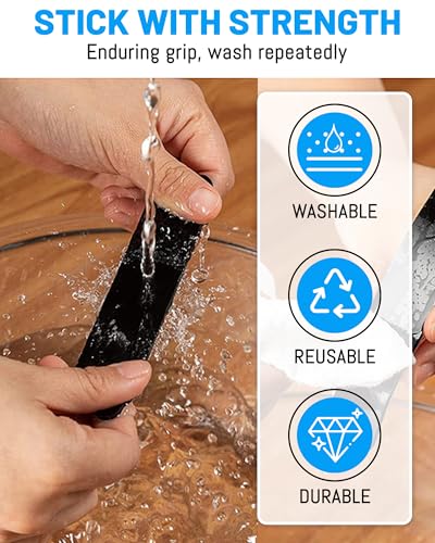 20 PCS Reusable Non-Slip Rug Grippers, Washable Adhesive Rug Pads for Floors