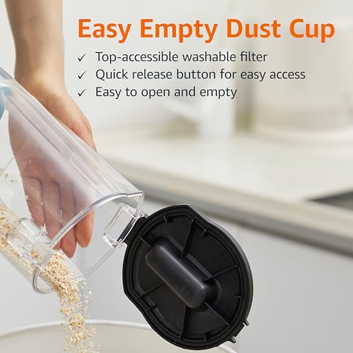 Amazon Basics Upright Bagless Vacuum Cleaner for Carpets and Hard Floors