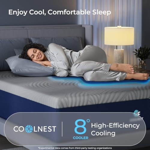 14-Inch King Size Cooling Gel Memory Foam Mattress - 5-Zone Support