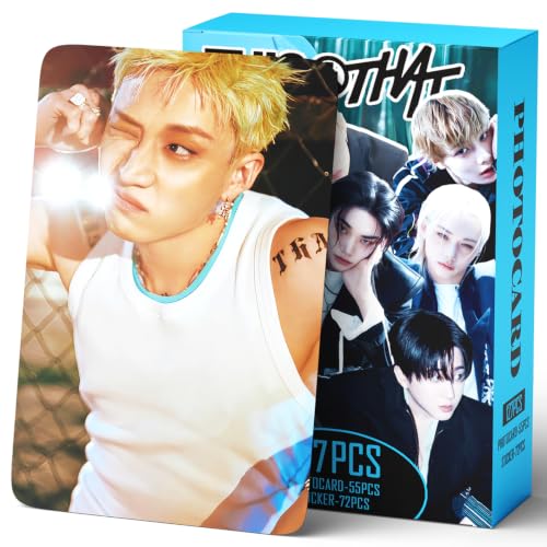 127-Piece K-Pop Photo Card and Sticker Set - Album Collection Gift