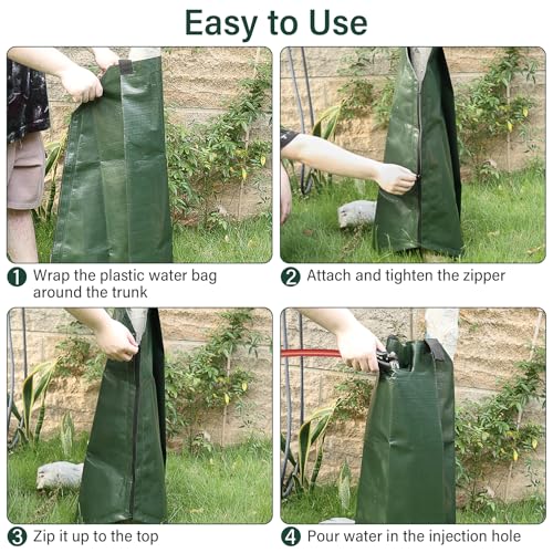 20 Gallon Slow Release Tree Watering Bags, 20 Pack - PVC Drip Irrigation