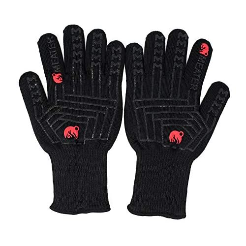 MEATER Cooking Gloves: for Grill, Smoker, Oven, and Baking | Non-Slip, High-Temperature Protection, Extra Long Cuffs | Great Gift