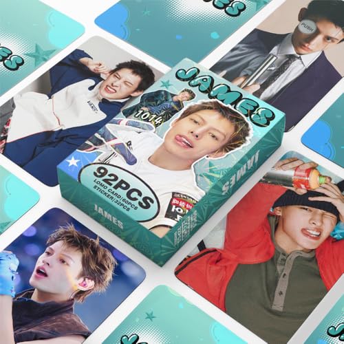 92-Piece Photocard and Sticker Set - Lomo Card Collection for Fans