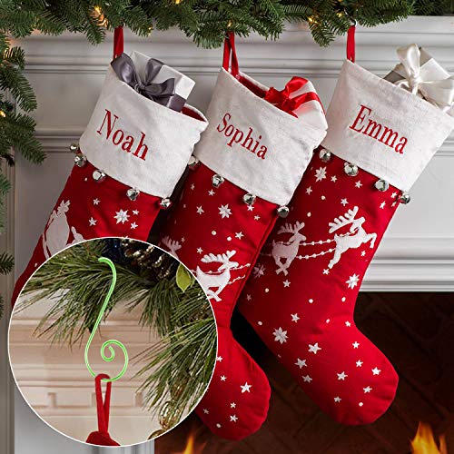 Christmas Ornament Hooks 160 Pcs - Metal Swirl Scroll Tree Hangers