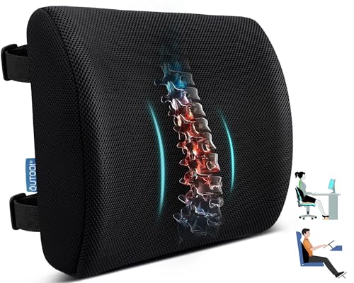 Lumbar Support Pillow for Office Chair - Back Pain Relief & Comfort