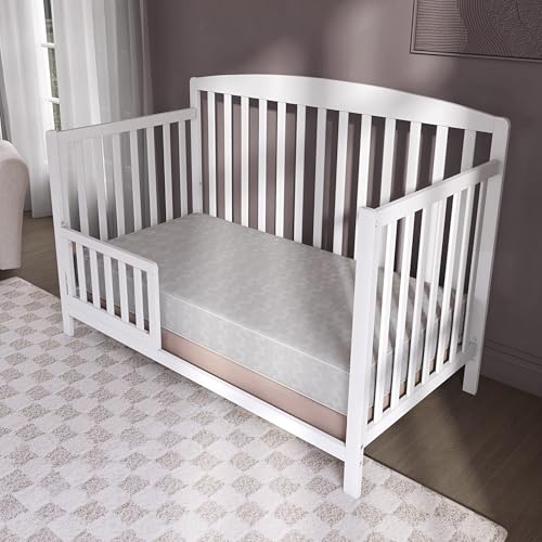 Dream On Me 2-in-1 Honeycomb Orthopedic Crib Mattress - White, GREENGUARD Gold Certified