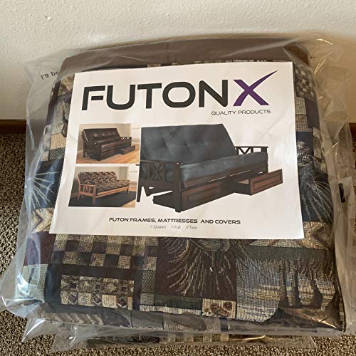 Full Size Futon Cover for 6-8 Inch Mattresses - Premium Fabric