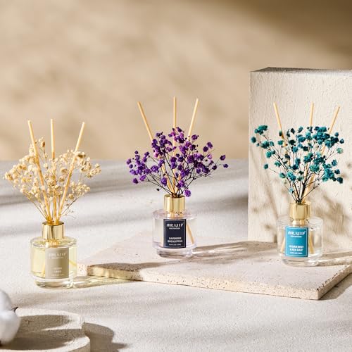 Reed Diffuser Set of 3 - Aromatherapy Oil Home Fragrance Set (3 x 50ml)