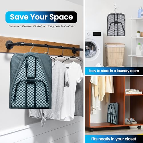 Foldable Tabletop Ironing Board with Metal Mesh and Heat-Resistant Cover