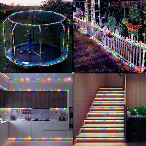 164ft LED Rope Lights, 1000 LED Waterproof Outdoor String Lights with 8 Modes