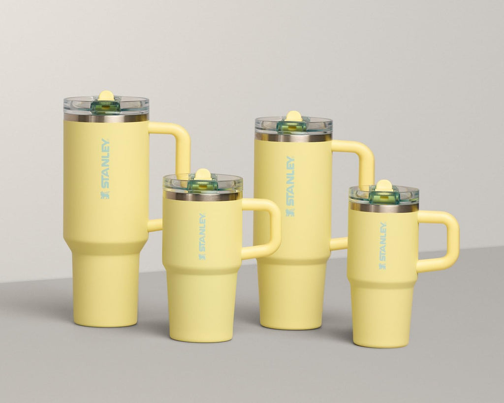 STANLEY Quencher ProTour Tumbler - 14 oz Insulated Stainless Steel with Leakproof Lid & Built-In Straw | BPA-Free Pomelo