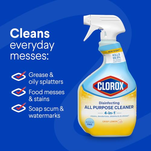 Bleach-Free Disinfecting All-Purpose & Bathroom Cleaner Spray Set, 32 oz