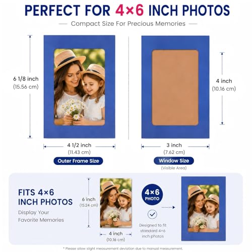 30 Pack 4x6 Inch Hanging Paper Photo Frames with Wood Clips and Jute Twine