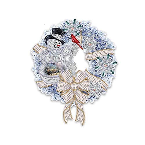 KTHOFCY 5D Diamond Painting Kit Full Drill for Adults & Kids - Christmas Garland 15.7x11.8 in