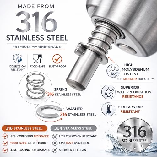 Stainless Steel Spring & Washer Kit for Tilt-Head and Bowl-Lift Mixers