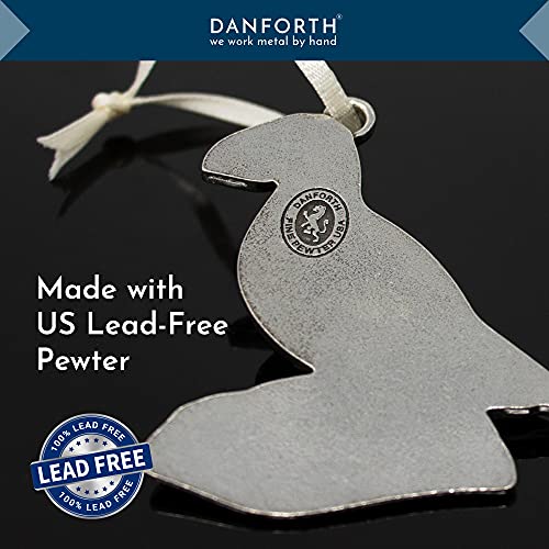 DANFORTH Puffin Bird Christmas Tree Ornament - Handcrafted Pewter Holiday Decor
