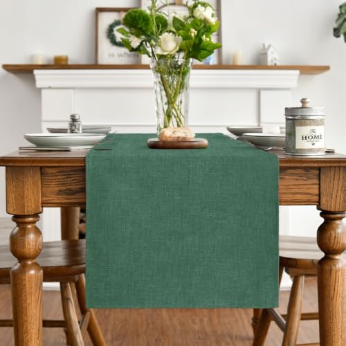 Artoid Mode Forest Green Table Runner 13 x 120 Inch - Seasonal Holiday Kitchen & Dining Decor