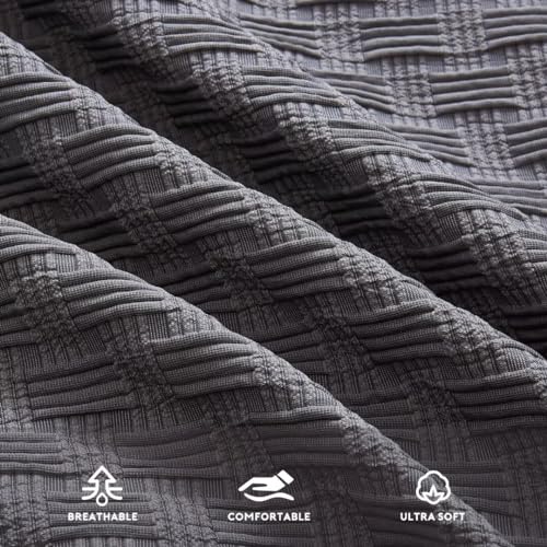 Textured Microfiber Zip Futon Cover for Japanese Floor Mattress