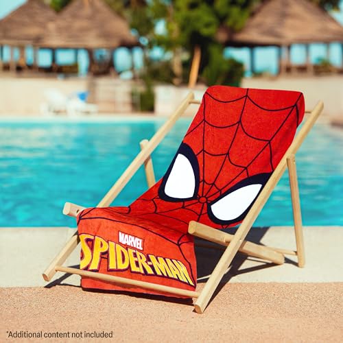 Disney Stitch Kids Beach Towel - Quick Dry, 55x27” for Pool & Vacation, Red Spiderman Variant