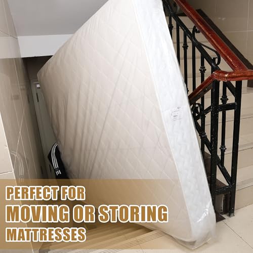 PROMORE Full Size Plastic Mattress Bag for Moving & Storage - 1.5 Mil