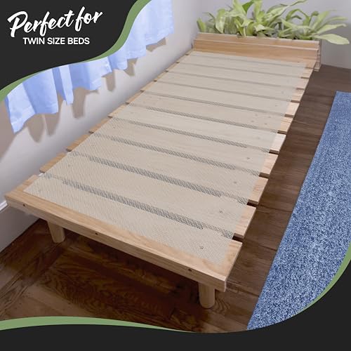 Twin Non-Slip Mattress Gripper Pad (72" x 36") - Anti-Slip PVC Foam