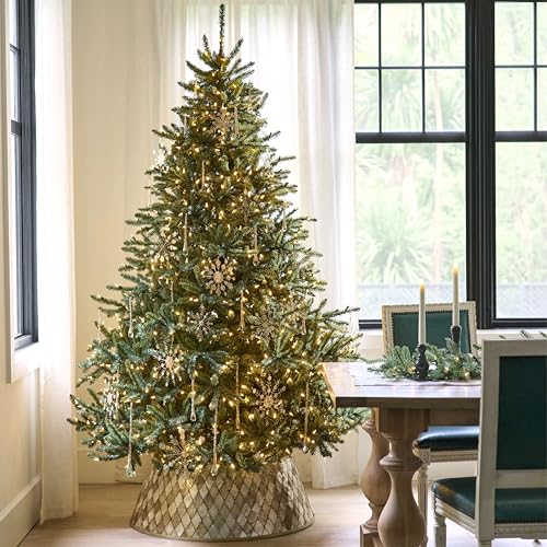 7.5 ft Unlit Classic Blue Spruce Artificial Christmas Tree with Stand