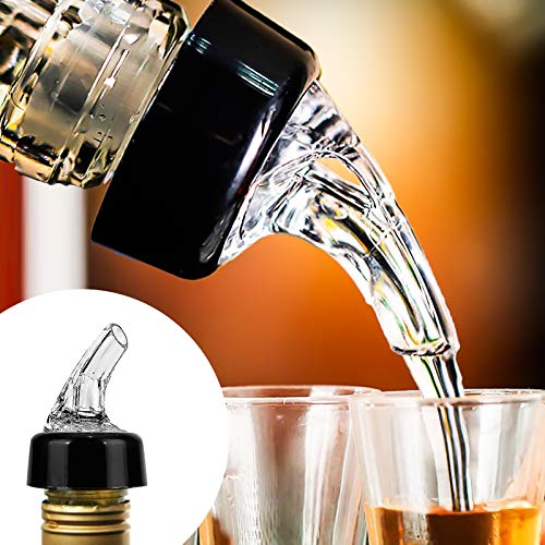 SuproBarware Automatic Measured Bottle Pourer 12 Pack 45ml – Accurate Liquor Dispenser for Home Bar