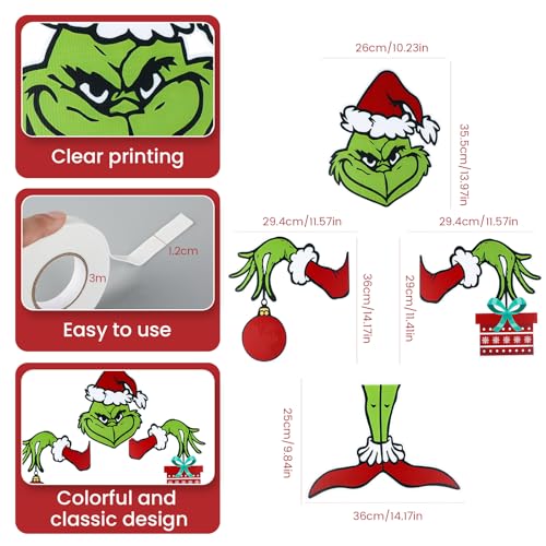 Festive Christmas Tree Topper Cutout Ornaments - Holiday Home Decor