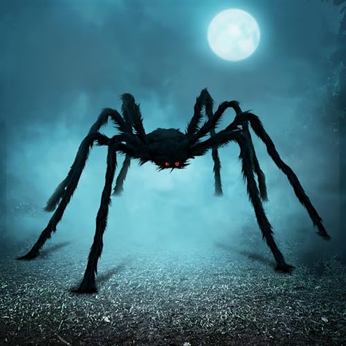 JOYIN Giant Halloween Hairy Spider Outdoor Yard & Haunted House Decor