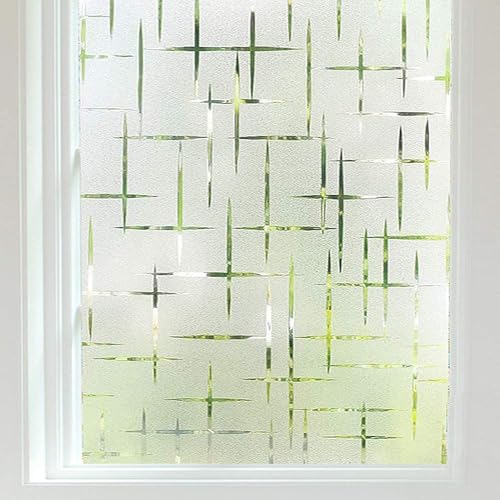 Frosted Window Privacy Film - 17.5" x 78.7" Static Cling