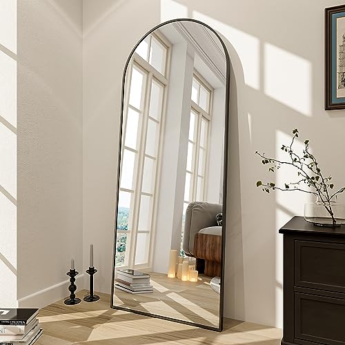65" x 24" Arched Full Length Floor Mirror - Lean, Wall or Standing Mirror