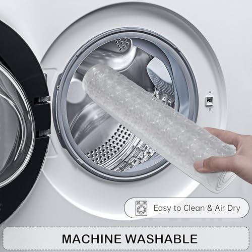 Non-Slip Bathtub Mat, 35 x 16.3 Inch Extra Large Shower Mat with Suction Cups